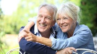 older couple smiling