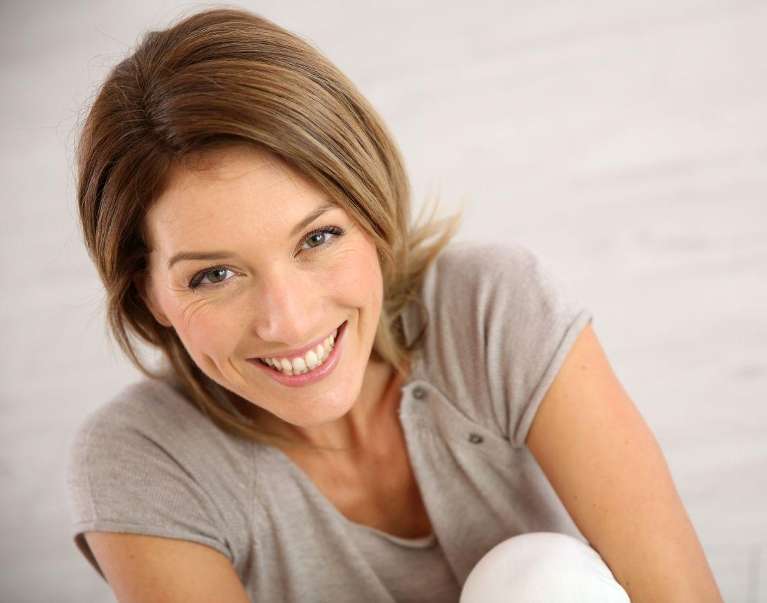 woman with beautiful smile