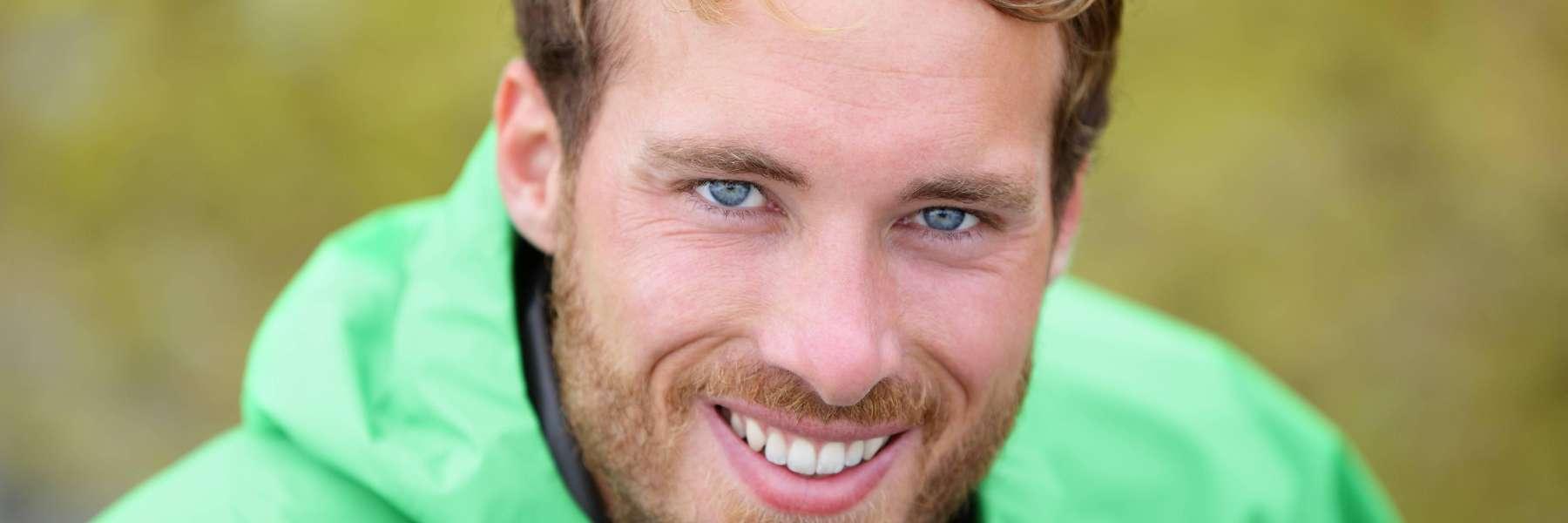 man smiling